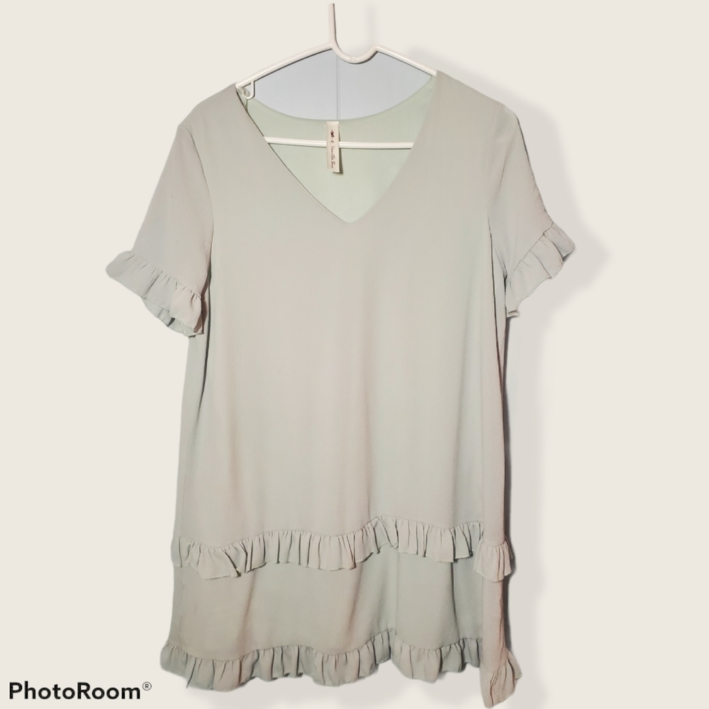 Vanilla Bay brand sage green dress